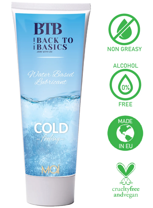 Lubrifiant intim pe baza de apa, Moi BTB Cool Feeling - 75 ml