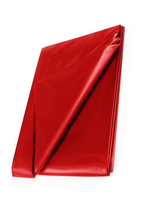 Cearsaf WetPlay PVC Bedsheet, 210x200cm - Rosu
