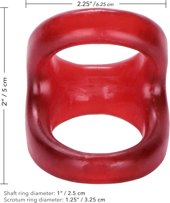 Inel penis COLT Snug Tugger Red