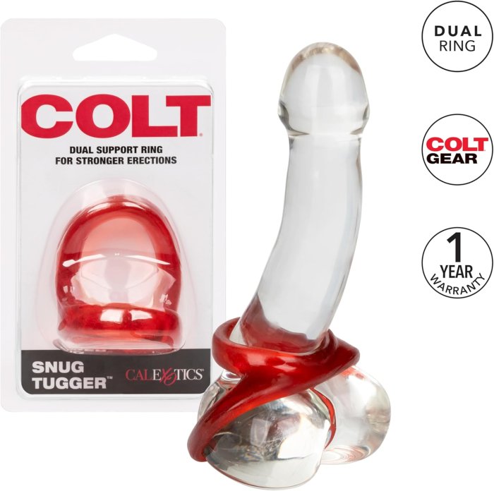 Inel penis COLT Snug Tugger Red