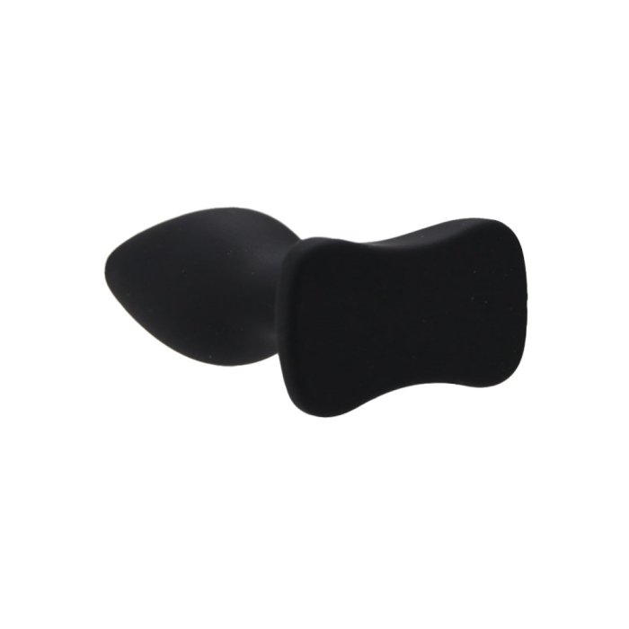 Dop anal din silicon Loving Joy, Negru, Medium