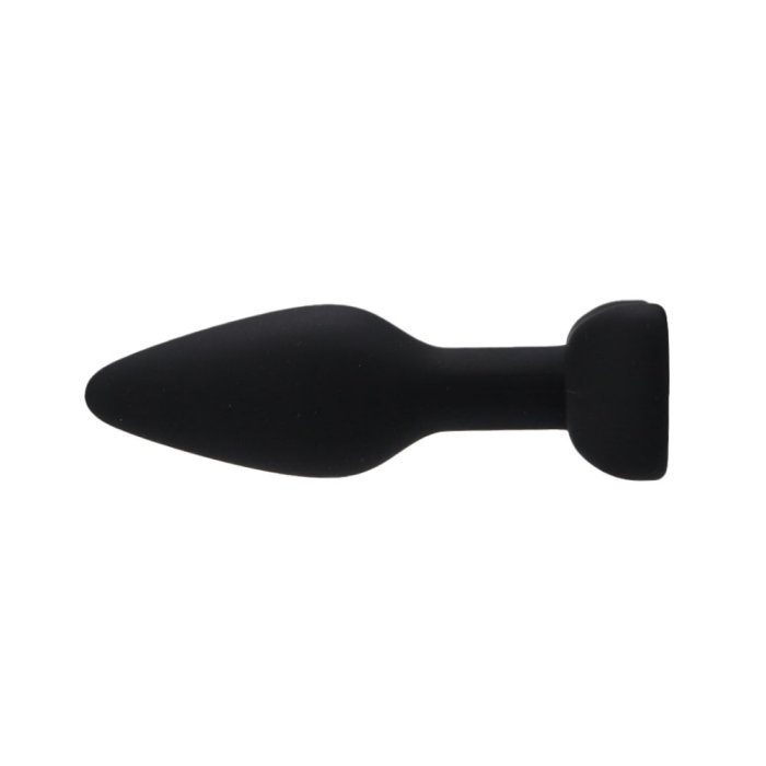 Dop anal din silicon Loving Joy, Negru, Medium