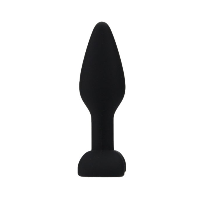 Dop anal din silicon Loving Joy, Negru, Medium