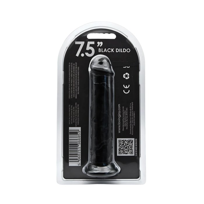 ​Dildo natural realistic, Loving Joy, 20 cm, negru
