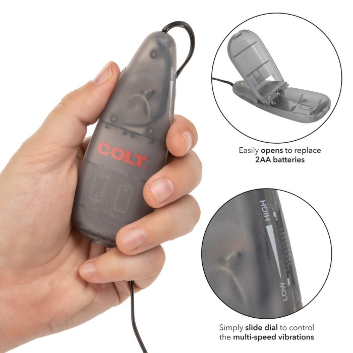 Ou Vibrator COLT Multi-Speed Power Bullet Metal - vedere spate