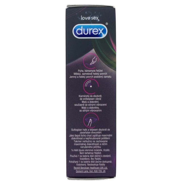 Vibrator DUREX Intense Delight Bullet Mini, Silențios și Discret - detaliu ambalaj