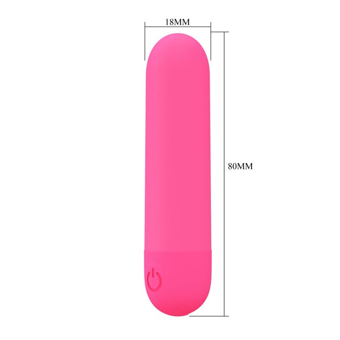 Mini vibrator bullet Stefan Pretty Love Roz Fucsia - mod de utilizare extern