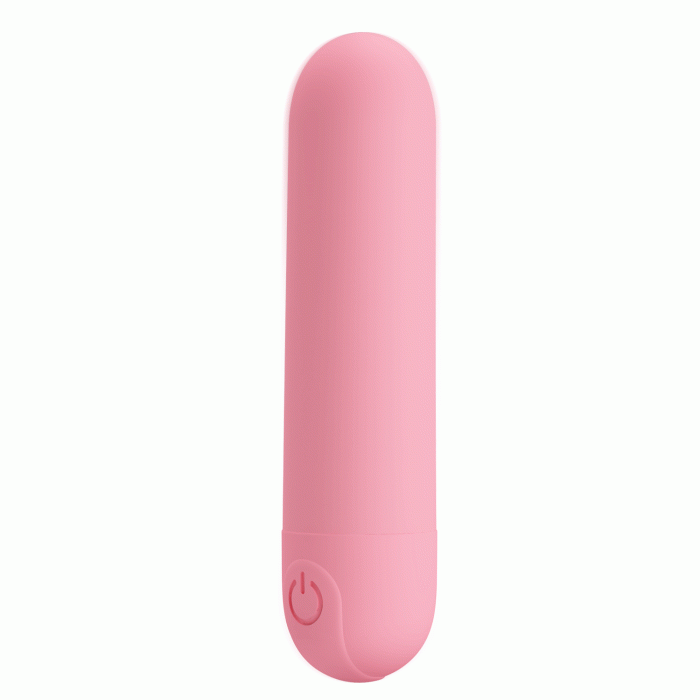 Mini vibrator bullet Stefan Pretty Love Corai - 10 moduri vibratie reincarcare USB rezistent la apa