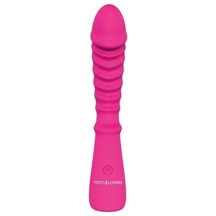 Bagheta Vibrator Elys ​Real Wave, Toyz4Lovers, 9 Vibratii, 20 cm - Roz