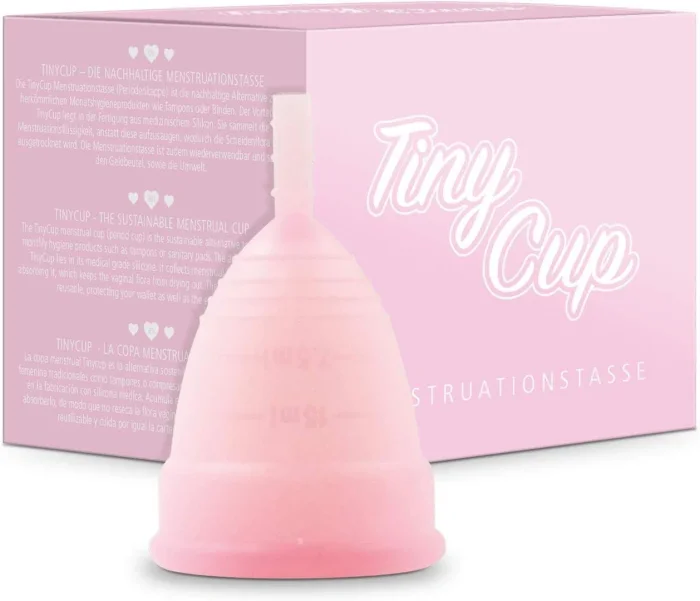 Cupa Menstruala Smooth Glide Tiny Cup Transparenta Medie - 5 cm