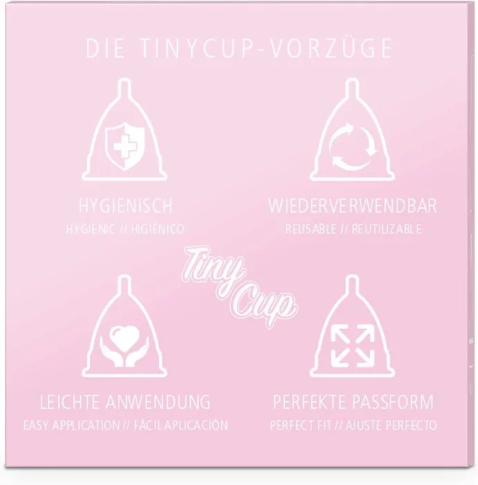 Cupa Menstruala Smooth Glide Tiny Cup Transparenta Medie - 5 cm