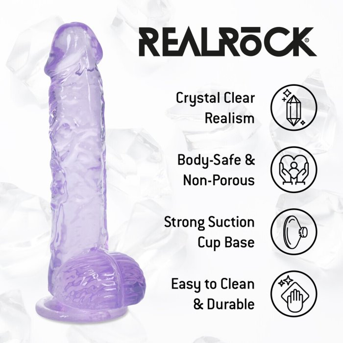Dildo realist RealRock 12.7 cm mov