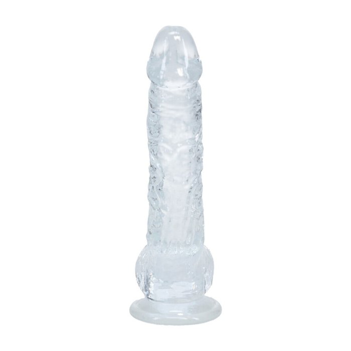 Dildo realist RealRock 12.7 cm transparent