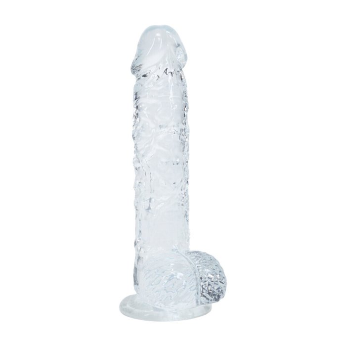 Dildo realist RealRock 12.7 cm transparent