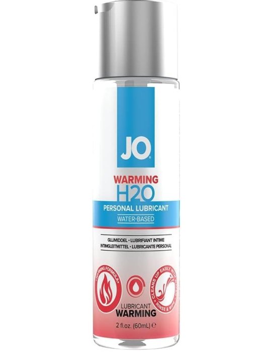 Lubrifiant intim JO H2O pe baza de apă, 60 ml - cu incalzire