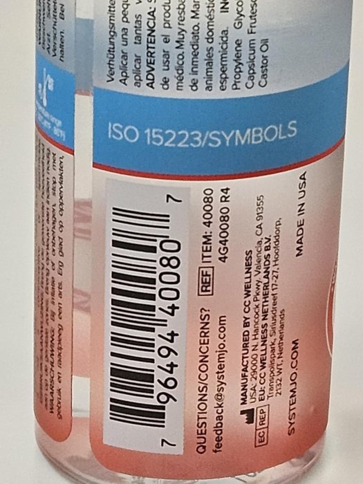 Lubrifiant intim JO H2O pe baza de apă, 60 ml - cu incalzire