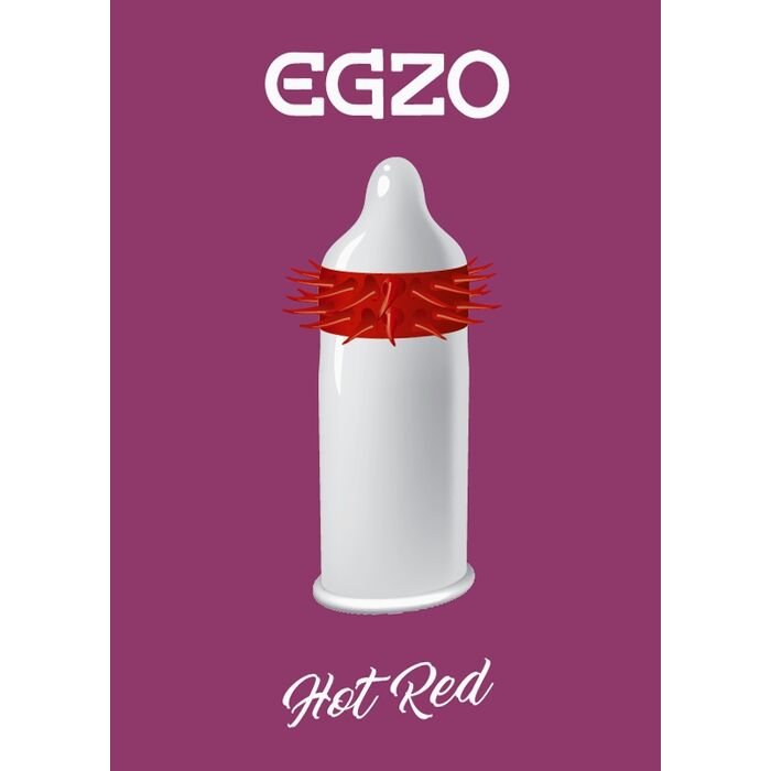 Prezervativ Egzo Hot Red