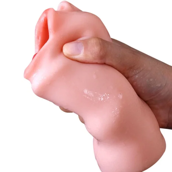 Masturbator, Loving Joy, Real Feel Blow Job Stroker, 16 cm - detaliu finisaj