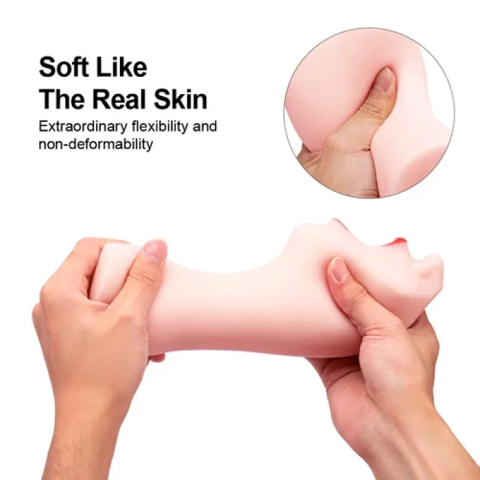 Masturbator, Loving Joy, Real Feel Blow Job Stroker, 16 cm - accesorii incluse