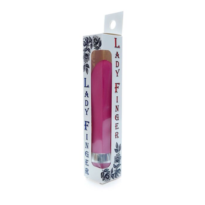Vibrator Mini Wand Ladyfinger pentru punctul G- Roz