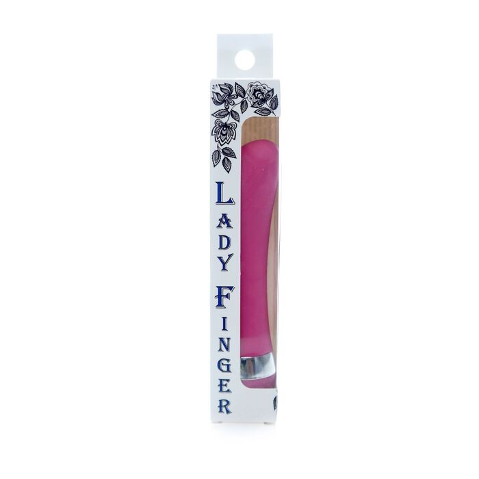 Vibrator Mini Wand Ladyfinger pentru punctul G- Roz