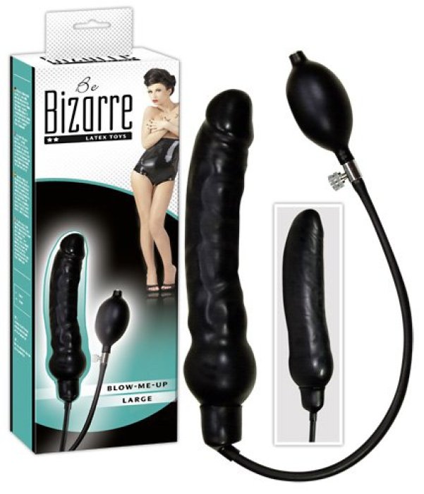 Blow Me Up Latex Dildo - vedere frontala