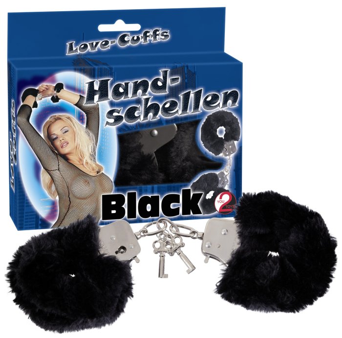Catuse cu Plus You2Toys "Hand-Schellen - Negru