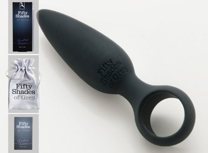 Butt Plug Anal Fifty Shades Of Grey "Something Forbidden" 10,8 cm - Negru##