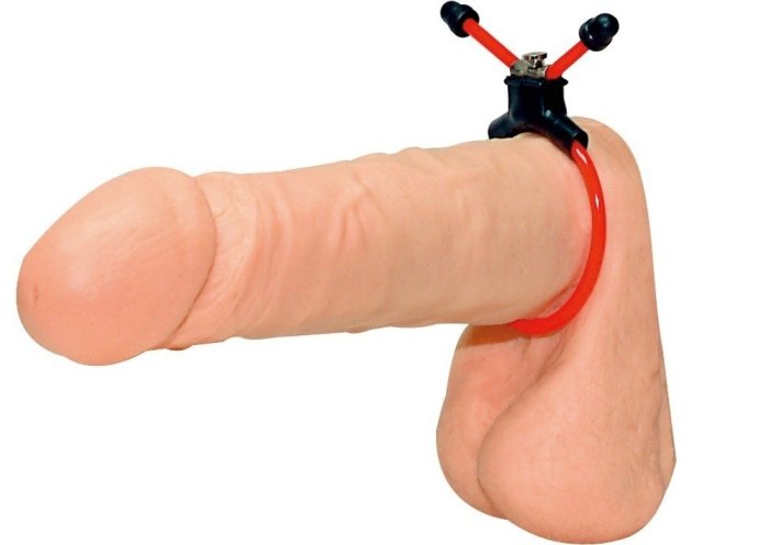 Inel Seven Creations "Red Sling" Rosu