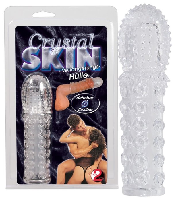 Prelungitor Penis You2Toys »Crystal Skin« 15 cm