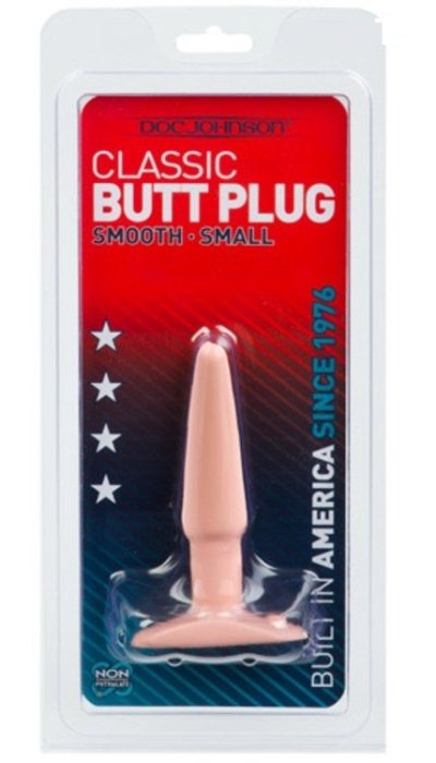 Butt Plug Anal Doc Johnson "Smooth Small" 11 cm - Natural