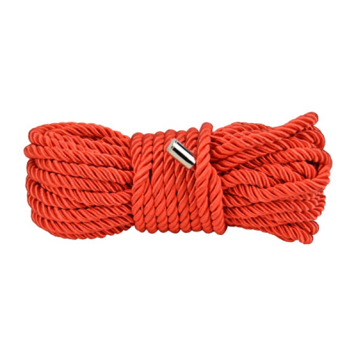 Sfoara Bondage Bound to Please Silky Bondage Rope, 10m - Rosu