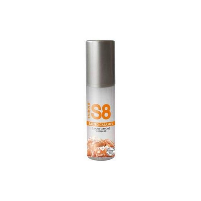 Lubrifiant Aromat Stimul8 S8 Flavored Lubricant Caramel 50 ml detaliu lateral