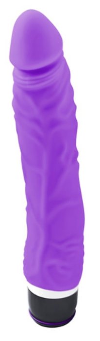 Vibrator Purple Silicone 7 - detaliu design