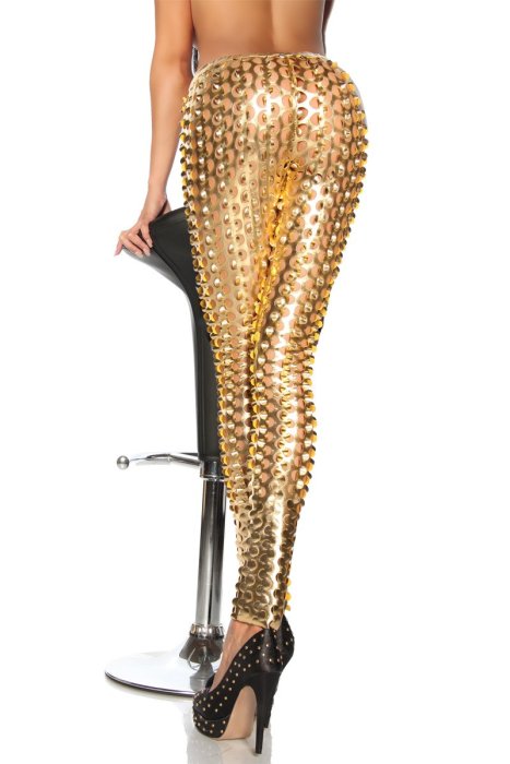 Pantaloni Leggings Of The Stars Saresia - Auriu