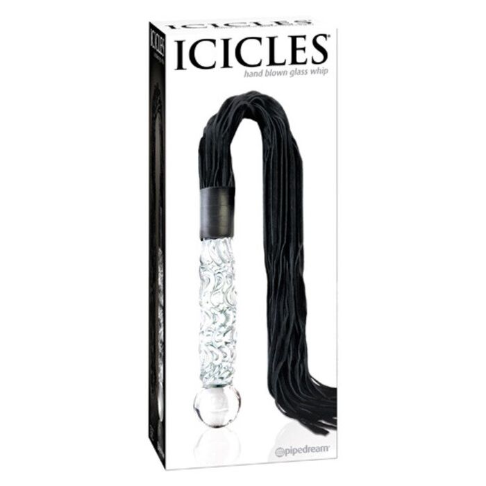 Dildo Sticla Pipedream "Icicles 38" 10 cm##