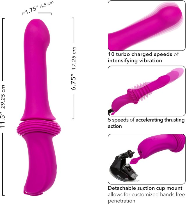 Masina de Sex, Smooth Thruster Pink, Calexotics