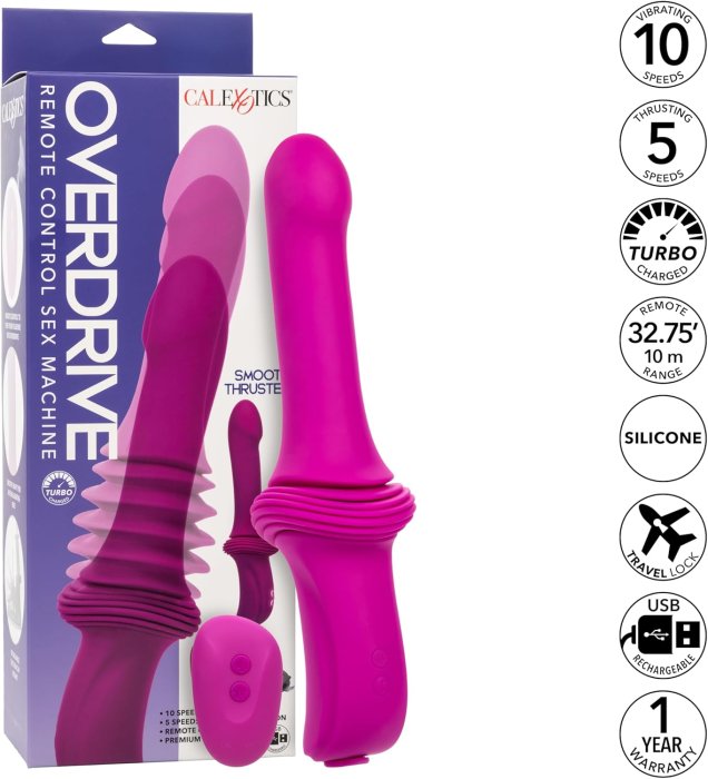 Masina de Sex, Smooth Thruster Pink, Calexotics
