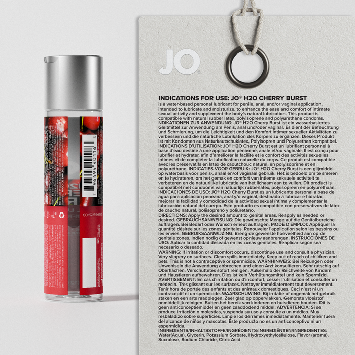 Lubrifiant JO H2O Cherry Burst 156ml