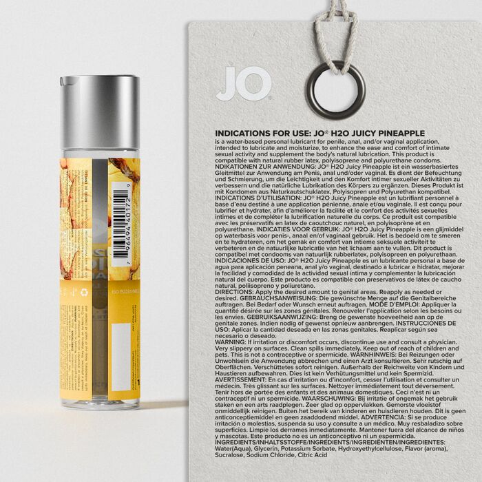 Lubrifiant JO H2O Juicy Pineapple 156ml