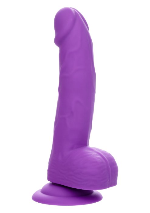 Dildo Neon Silicone Studs 6 inch Purple - vedere frontala