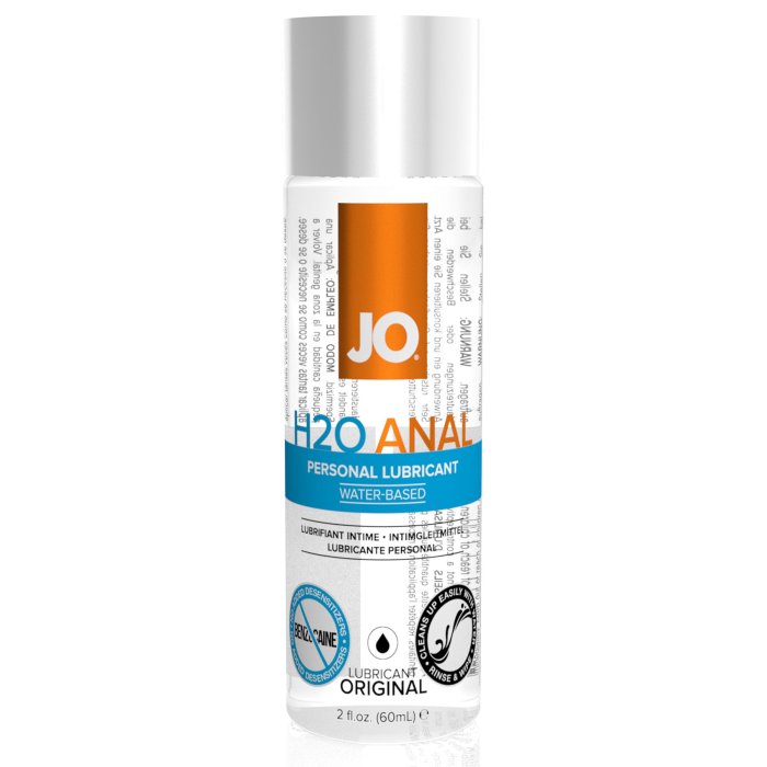 JO H2O Anal Original 75 ml sticla lubrifiant anal produs principal