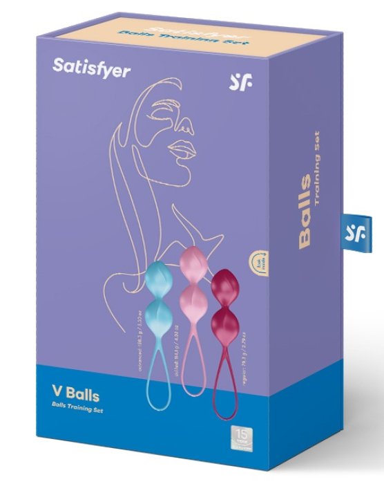 Set 3 Bile Vaginale Exercitii Kegel Satisfyer »Ben Wa Balls«