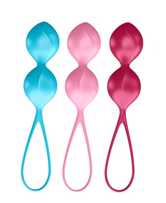 Set 3 Bile Vaginale Exercitii Kegel Satisfyer »Ben Wa Balls«