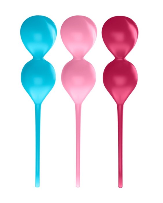 Set 3 Bile Vaginale Exercitii Kegel Satisfyer »Ben Wa Balls«