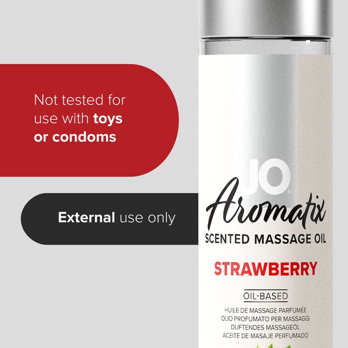 Ulei Masaj Erotic JO Aromatix Capsuni 120ml
