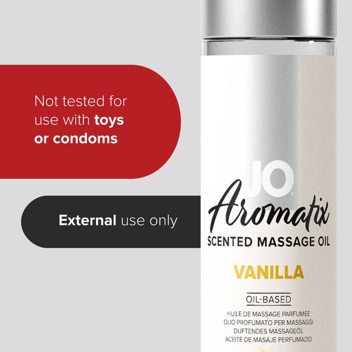 System JO Aromatix Scented Massage Oil Vanilla