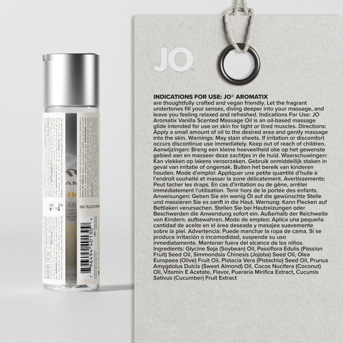 System JO Aromatix Scented Massage Oil Vanilla