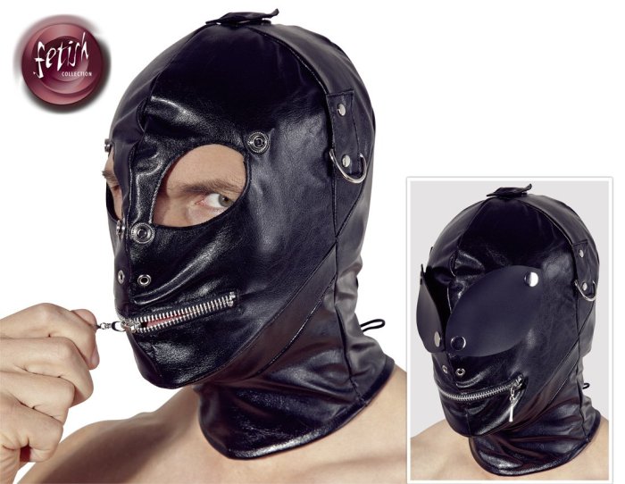 Cagula  Fetish Collection "Hannibal" - Negru##