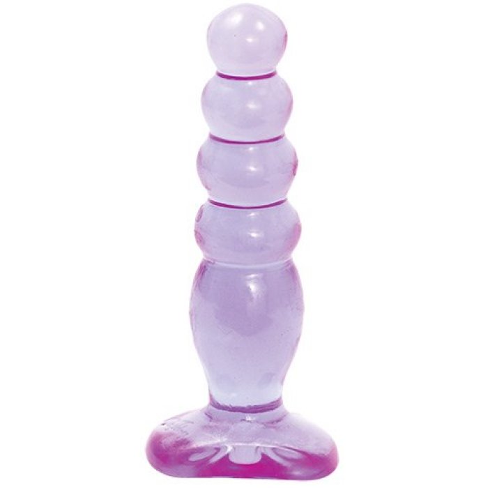 Crystal Jellies Anal Delight Violet Anal Dildo - vedere frontala